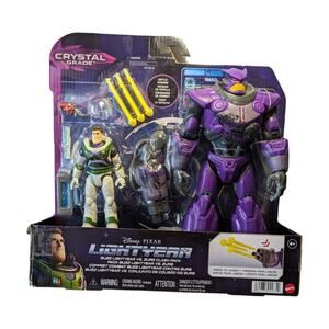 MATTEL Disney Pixar Lightyear Crystal Grade Buzz Lightyear Vs Zurg Clash Pack